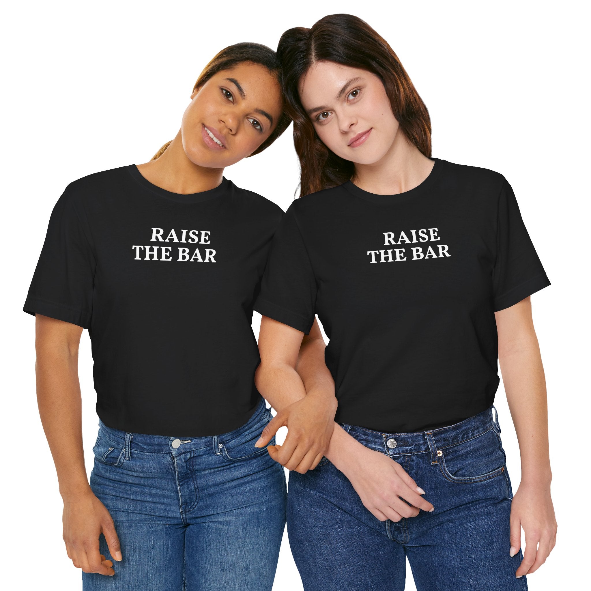 Raise the Bar Tee | Motivational Gym Graphic Shirt