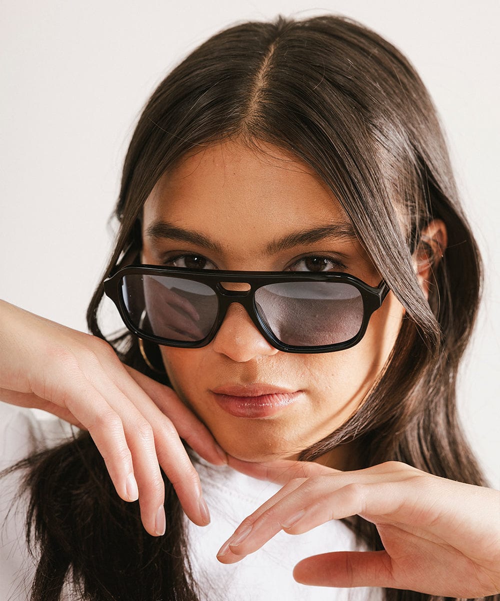 Beau Aviator Sunglasses | Vintage-Inspired Rectangular Shades
